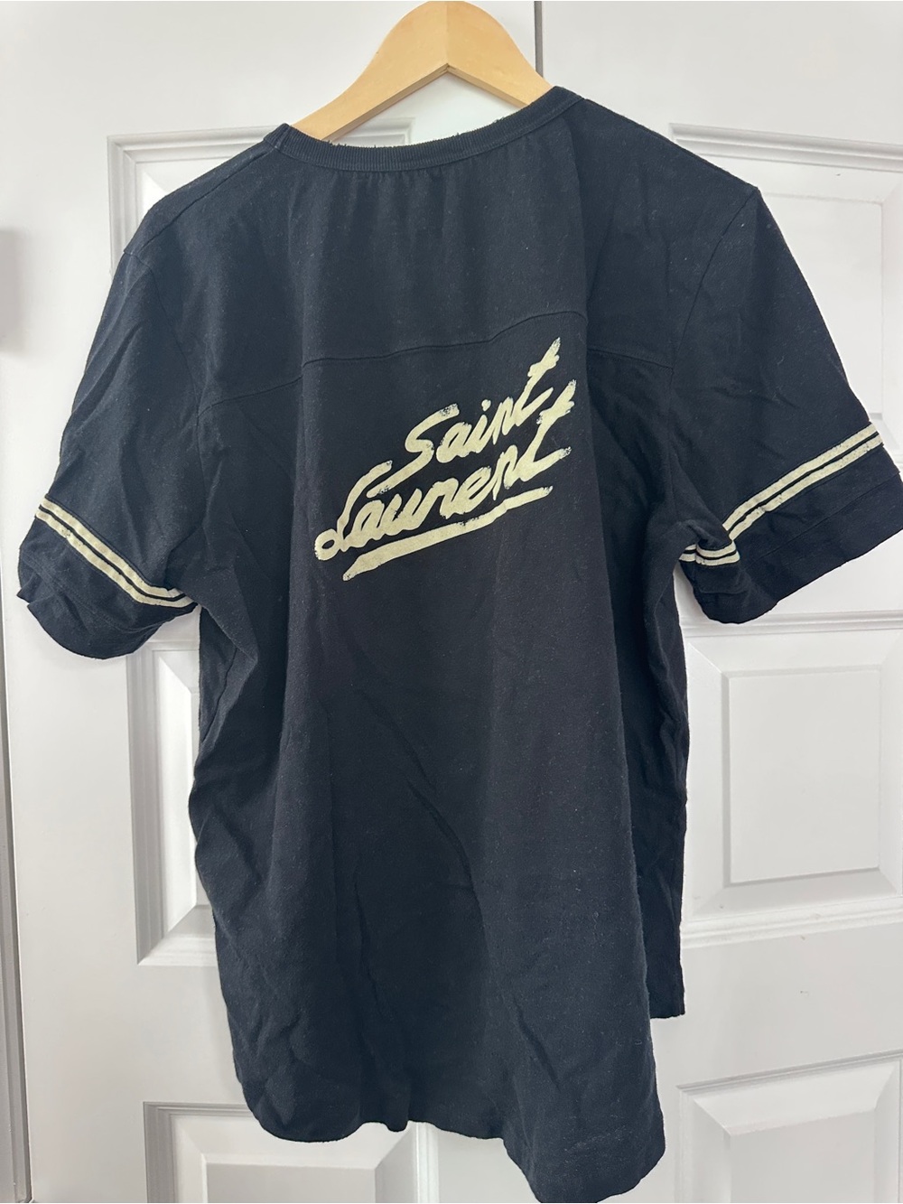 Saint Laurent 50's signature destroyed t-shirt